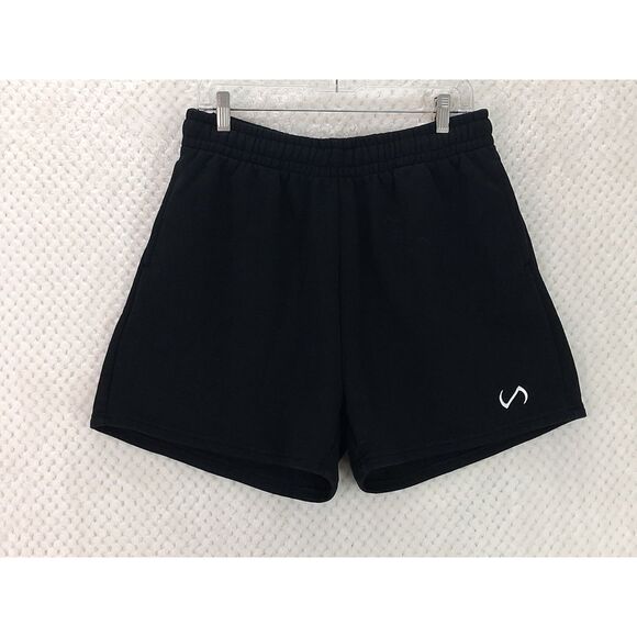 Tlf Apparel Pants - TLF Apparel Women's Large Black Fleece Athletic Shorts